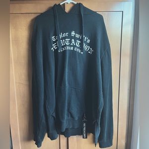 Authentic Taylor Swift Oversized Black Reputation Hoodie
